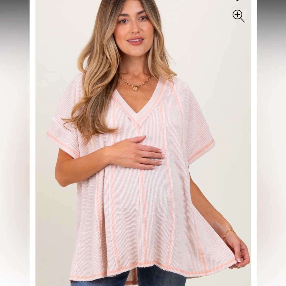 Rhea & Thea Pink and Cream Knit